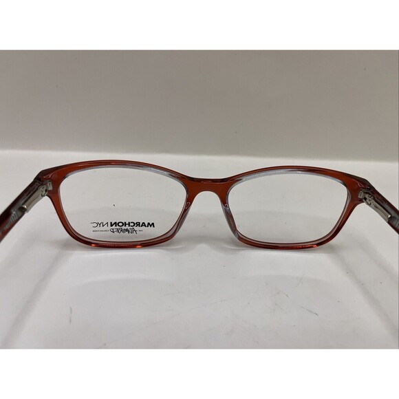 Marchon NYC Eyeglasses M-5505 600 Admired Collection Demo Lens Red 52-16-140 - Picture 6 of 6